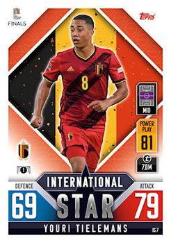 Youri Tielemans Belgium Topps Match Attax 101 Road to UEFA Nations League Finals 2022 International Stars #IS07