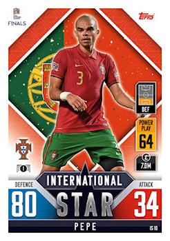 Pepe Portugal Topps Match Attax 101 Road to UEFA Nations League Finals 2022 International Stars #IS10