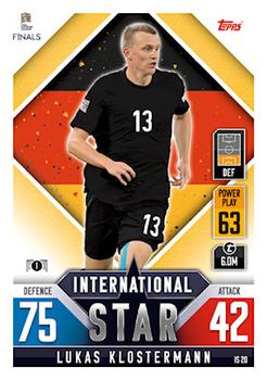 Lukas Klostermann Germany Topps Match Attax 101 Road to UEFA Nations League Finals 2022 International Stars #IS20