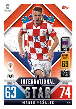 Mario Pasalic Croatia Topps Match Attax 101 Road to UEFA Nations League Finals 2022 International Stars #IS29