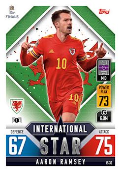 Aaron Ramsey Wales Topps Match Attax 101 Road to UEFA Nations League Finals 2022 International Stars #IS33