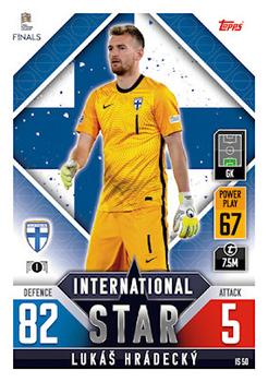 Lukas Hradecky Finland Topps Match Attax 101 Road to UEFA Nations League Finals 2022 International Stars #IS50