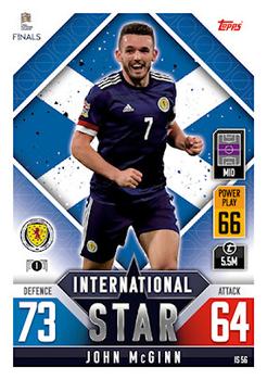 John McGinn Scotland Topps Match Attax 101 Road to UEFA Nations League Finals 2022 International Stars #IS56