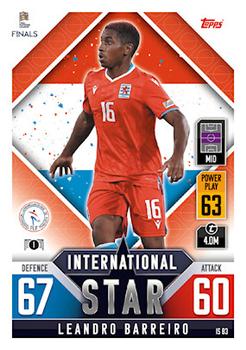 Leandro Barreiro Luxembourg Topps Match Attax 101 Road to UEFA Nations League Finals 2022 International Stars #IS83