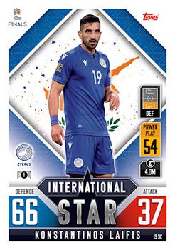 Konstantinos Laifis Cyprus Topps Match Attax 101 Road to UEFA Nations League Finals 2022 International Stars #IS92