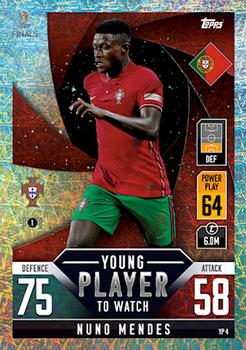 Nuno Mendes Portugal Topps Match Attax 101 Road to UEFA Nations League Finals 2022 Young Players to Watch #YP04