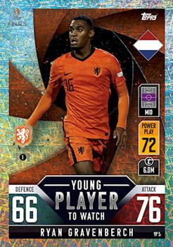 Ryan Gravenberch Netherlands Topps Match Attax 101 Road to UEFA Nations League Finals 2022 Young Players to Watch #YP05