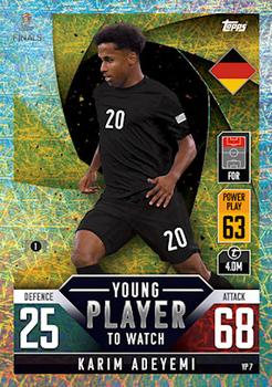 Karim Adeyemi Germany Topps Match Attax 101 Road to UEFA Nations League Finals 2022 Young Players to Watch #YP07