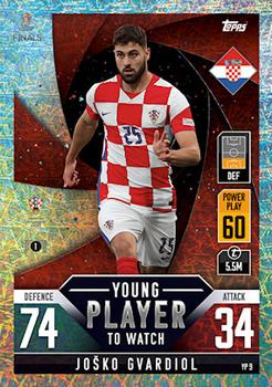 Josko Gvardiol Croatia Topps Match Attax 101 Road to UEFA Nations League Finals 2022 Young Players to Watch #YP09