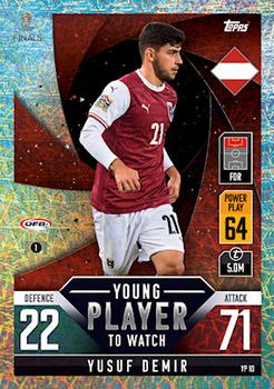 Yusef Demir Austria Topps Match Attax 101 Road to UEFA Nations League Finals 2022 Young Players to Watch #YP10