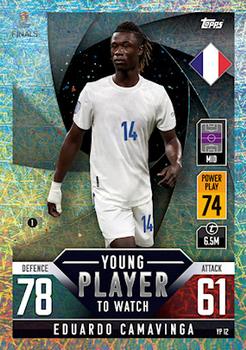 Eduardo Camavinga France Topps Match Attax 101 Road to UEFA Nations League Finals 2022 Young Players to Watch #YP12