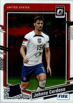 Johnny Cardoso USA Panini Donruss Soccer 2023/24 Optic Rated Rookies #180
