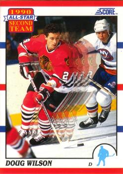 Doug Wilson Chicago Blackhawks Score 1990/91 American #320