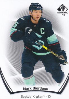 Mark Giordano Seattle Kraken Upper Deck SP Authentic 2021/22 #85