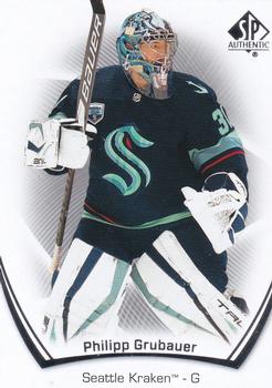 Philipp Grubauer Seattle Kraken Upper Deck SP Authentic 2021/22 #93