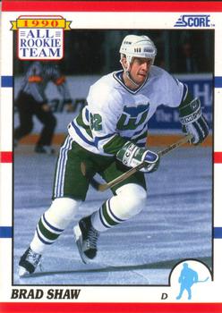 Brad Shaw Hartford Whalers Score 1990/91 American #325