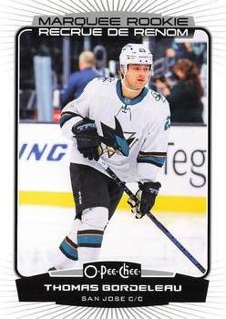 Thomas Bordeleau San Jose Sharks Upper Deck O-Pee-Chee 2022/23 Marquee Rookies #570