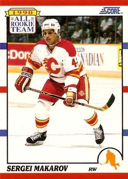 Sergei Makarov Calgary Flames Score 1990/91 American #329