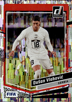 Dusan Vlahovic Serbia Panini Donruss Soccer 2023/24 Silver #48