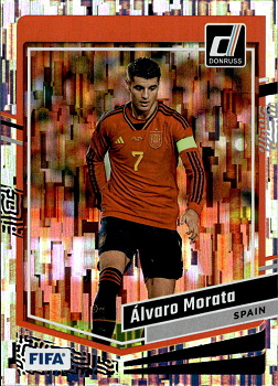 Alvaro Morata Spain Panini Donruss Soccer 2023/24 Silver #56