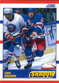 Jan Erixon - Shadow New York Rangers Score 1990/91 American #343