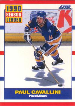Paul Cavallini St. Louis Blues Score 1990/91 American #349