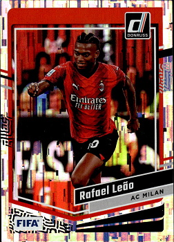Rafael Leao A.C. Milan Panini Donruss Soccer 2023/24 Silver #129