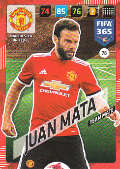 Juan Mata Manchester United 2018 FIFA 365 #78