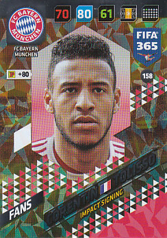 Corentin Tolisso Bayern Munchen 2018 FIFA 365 Impact Signing #158