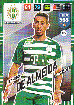 Leandro De Almeida Ferencvarosi TC 2018 FIFA 365 #199