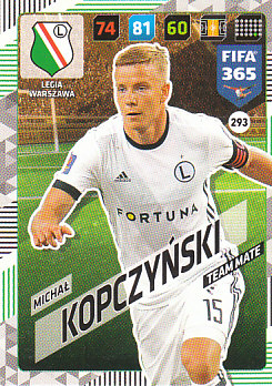 Michal Kopczynski Legia Warszawa 2018 FIFA 365 #293
