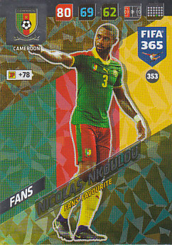 Nicolas Nkoulou Cameroon 2018 FIFA 365 Fans' Favourite #353