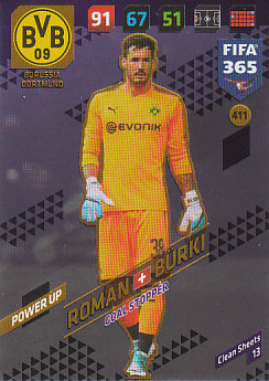 Roman Burki Borussia Dortmund 2018 FIFA 365 Goal Stopper #411