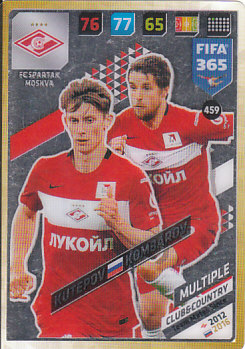 Ilya Kutepov / Dmitri Kombarov Spartak Moscow 2018 FIFA 365 Club&Country #459