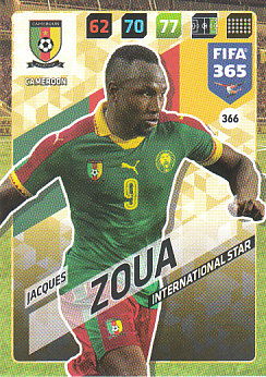 Jacques Zoua Cameroon 2018 FIFA 365 International Star #366