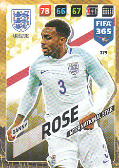 Danny Rose England 2018 FIFA 365 International Star #379