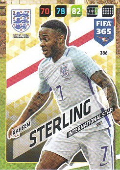 Raheem Sterling England 2018 FIFA 365 International Star #386