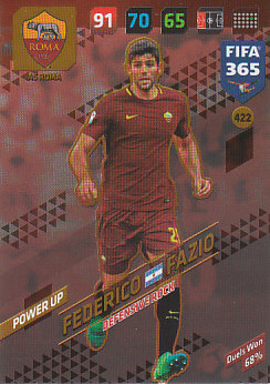 Federico Fazio AS Roma 2018 FIFA 365 Defensive Rock #422