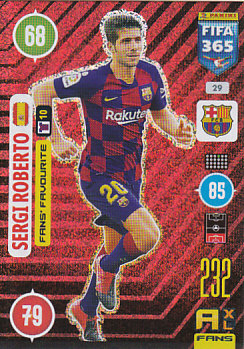 Sergi Roberto FC Barcelona 2021 FIFA 365 Fans' Favourite #29