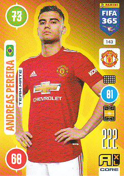 Andreas Pereira Manchester United 2021 FIFA 365 #143