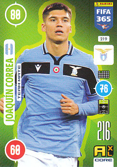 Joaquin Correa Lazio Roma 2021 FIFA 365 #219