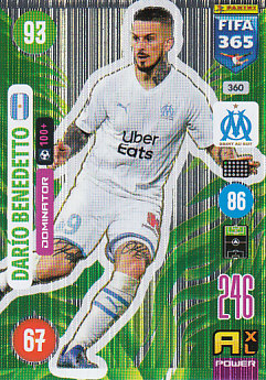 Dario Benedetto Olympique Marseille 2021 FIFA 365 Dominator #360