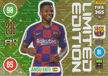 Ansu Fati FC Barcelona 2021 FIFA 365 Limited Edition #LE-AF