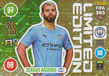 Sergio Aguero Manchester City 2021 FIFA 365 Limited Edition #LE-SA