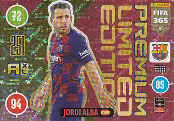 Jordi Alba FC Barcelona 2021 FIFA 365 Limited Edition/Premium #LEP-JA