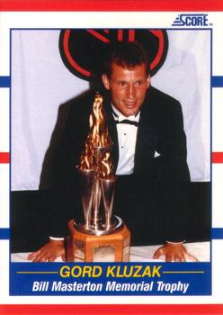 Gord Kluzak - Bill Masterton Memorial Trophy Boston Bruins Score 1990/91 American #367