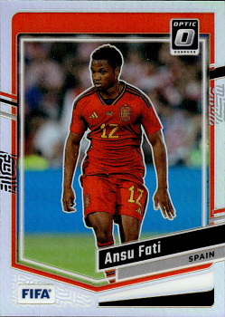 Ansu Fati Spain Panini Donruss Soccer 2023/24 Optic Holo #58