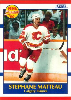 Stephane Matteau Calgary Flames Score 1990/91 American #381