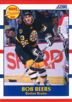 Bob Beers Boston Bruins Score 1990/91 American #385