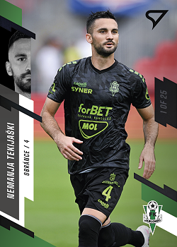 Nemanja Tekijaski Jablonec SportZoo FORTUNA:LIGA 2023/24 1. serie Black /25 #154